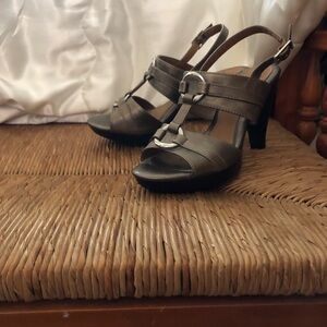 Metal Platform Sandals